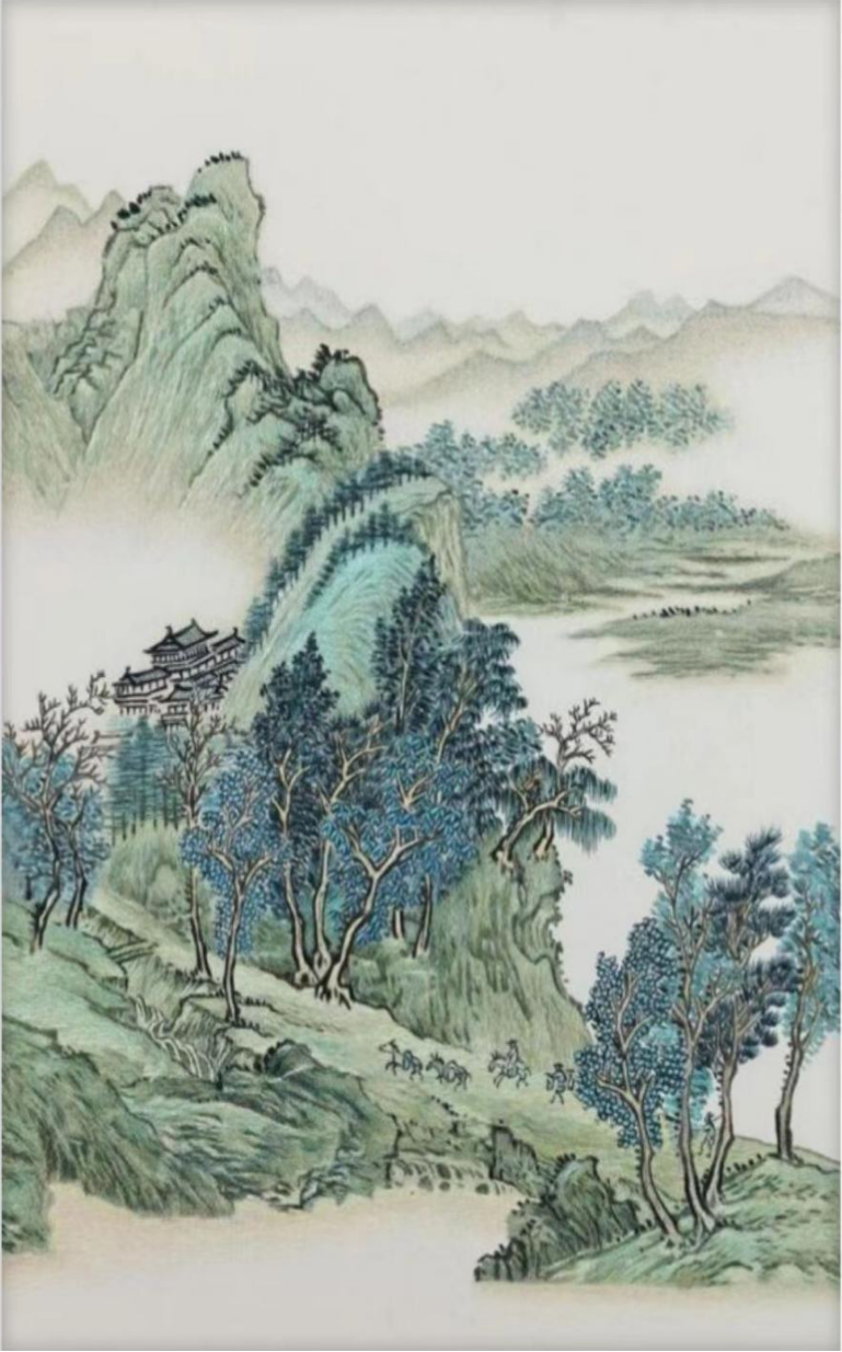 《青绿山水图》