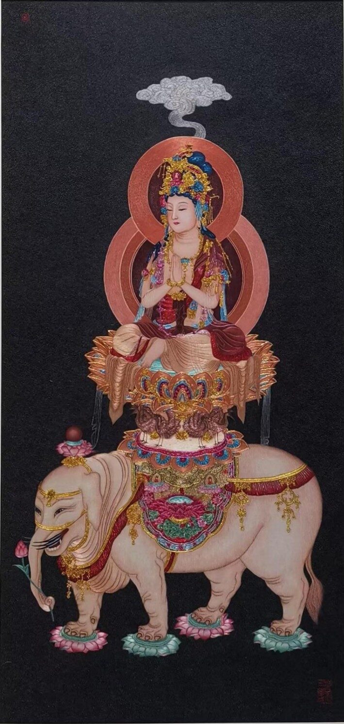 《普贤菩萨御象图》